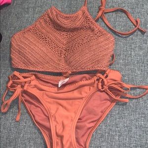 Bikini knitted top